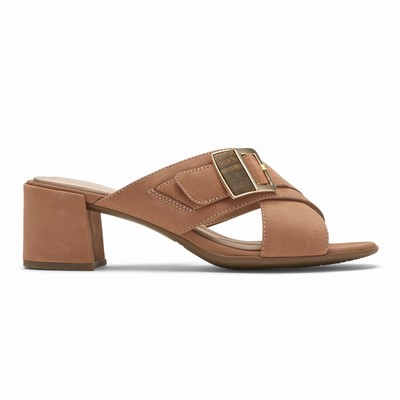 Sapatos Casual Rockport Total Motion Alaina Buckle Mulher Marrom PT-86071